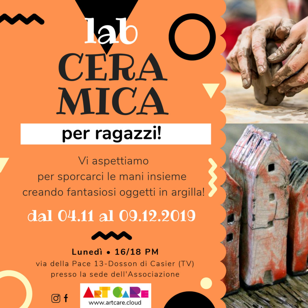 Locandina Lab Ceramica per Ragazzi